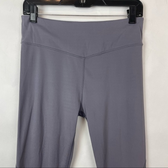 Varley Laser Cut Chester Leggings size Medium high rise purple ankle length - Picture 5 of 8